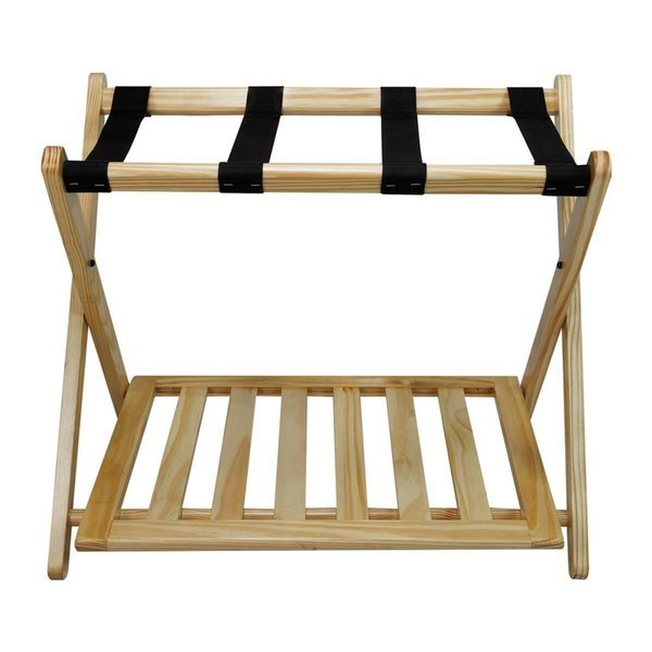 Luggage Rack with ShelfNatural, Betterbeds, Mfr#: BE594284